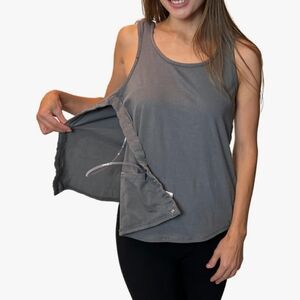 Women's mastectomy recovery tank top